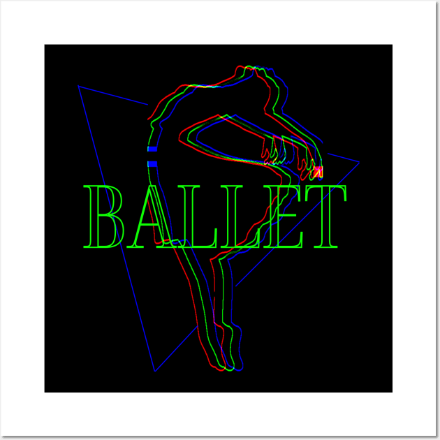 Ballet Dancer Hologram Wall Art by Dancespread